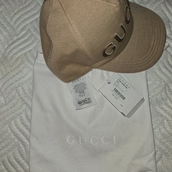 GUCCI NWT embroidered wool sports cap. *Re-Listed SmartSell blocked Accept* - Picture 4 of 4